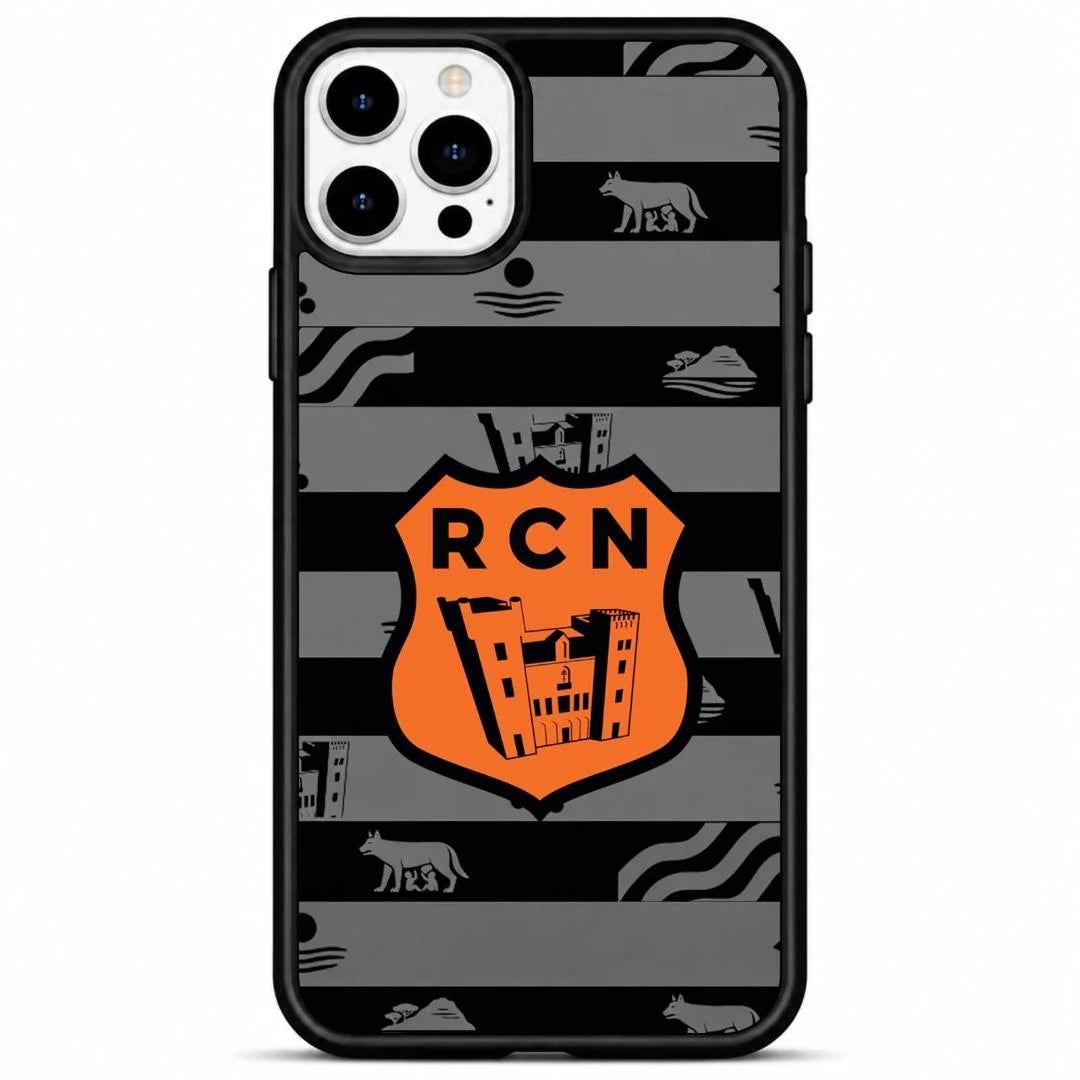 Coque RCN Narbonnais â Noir + logo đ