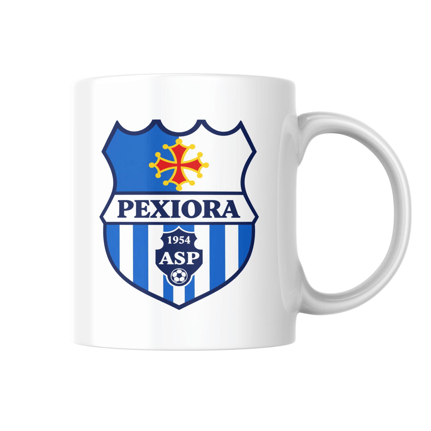 Mug Football A.S. PEXIORANAISE Logo