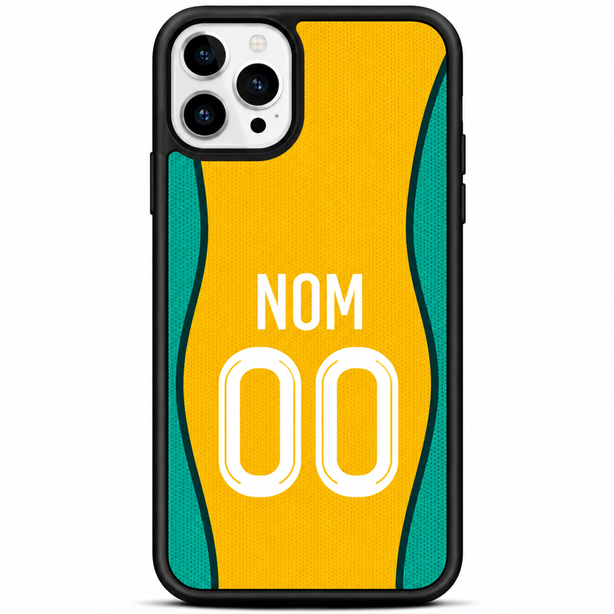 Brésil - Coque iPhone Personnalisée Maillot jaune 2026
