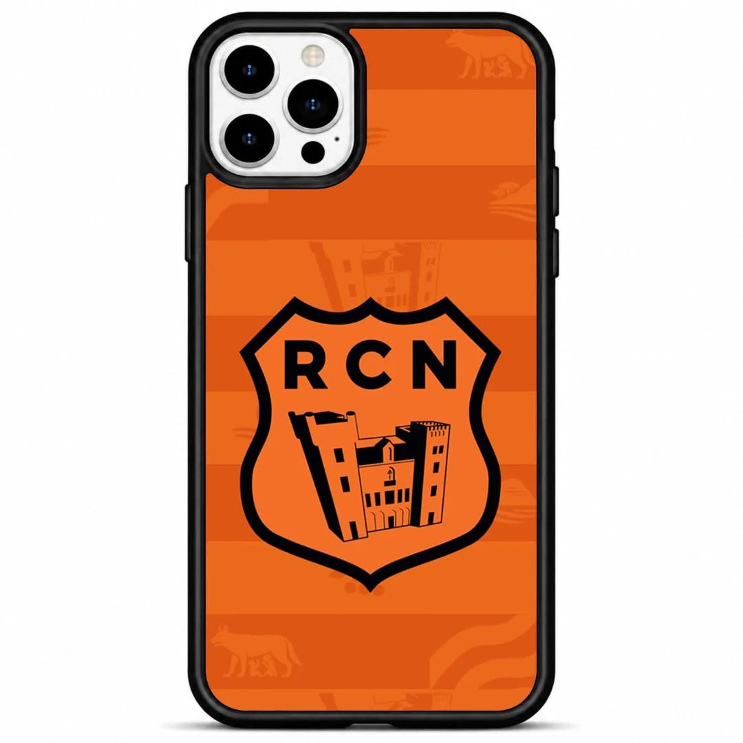 Coque RCN Narbonnais â Orange + logo đ