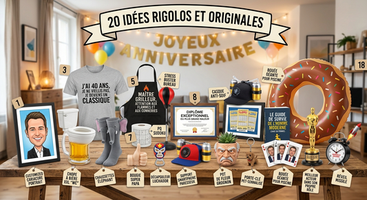 Cadeau anniversaire homme : 20 idées rigolos et originales