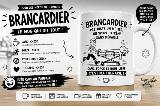 Mug brancardier humour