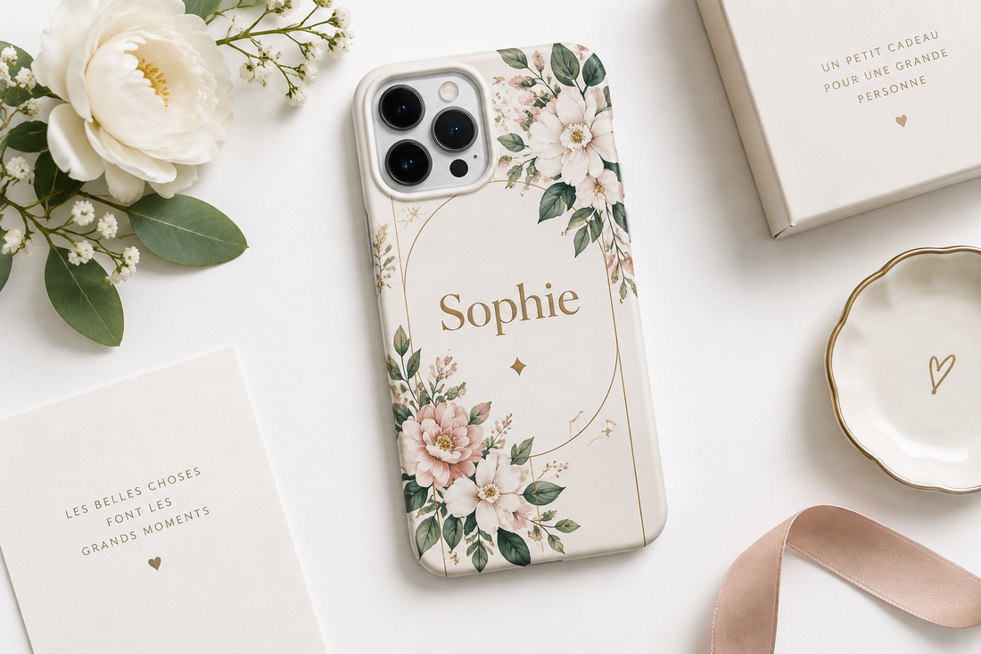 Coque personnalisée avec prénom : idées, styles et exemples