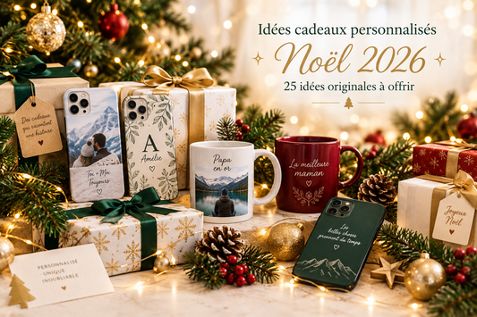 Idée cadeau personnalisé Noël 2026 : 25 idées originales à offrir