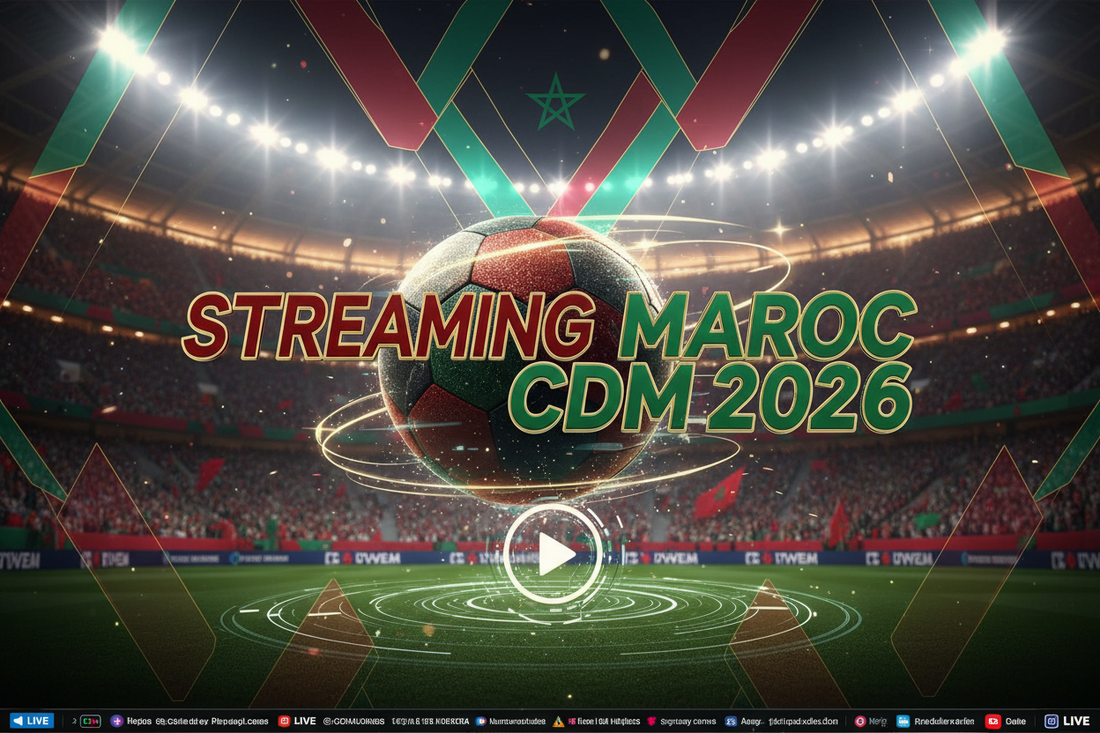 Streaming Maroc CDM 2026 — Où voir les matchs des Lions de l'Atlas en direct et gratuitement ?
