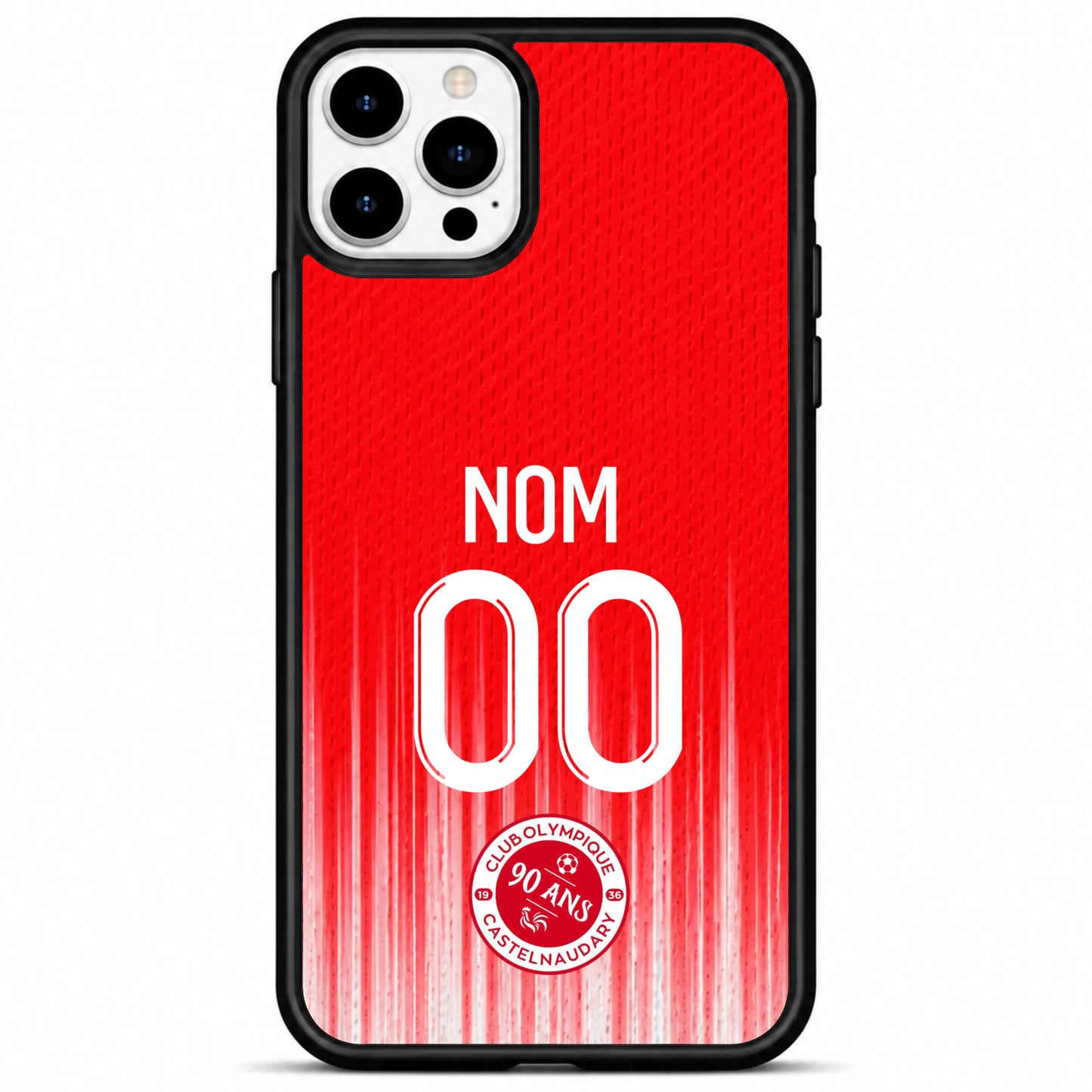 Castelnaudary - football club - Coque téléphone Personnalisée - Maillot Football Aude