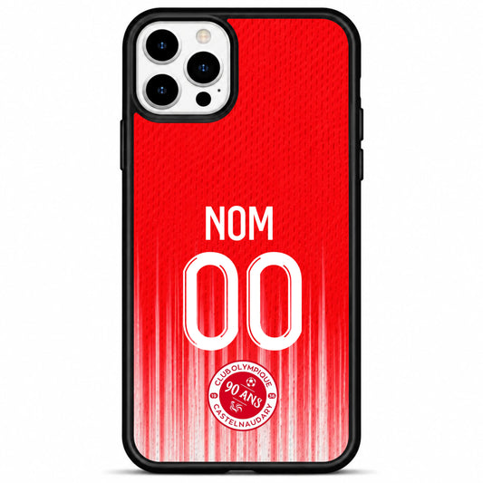 Castelnaudary - football club - Coque téléphone Personnalisée - Maillot Football Aude