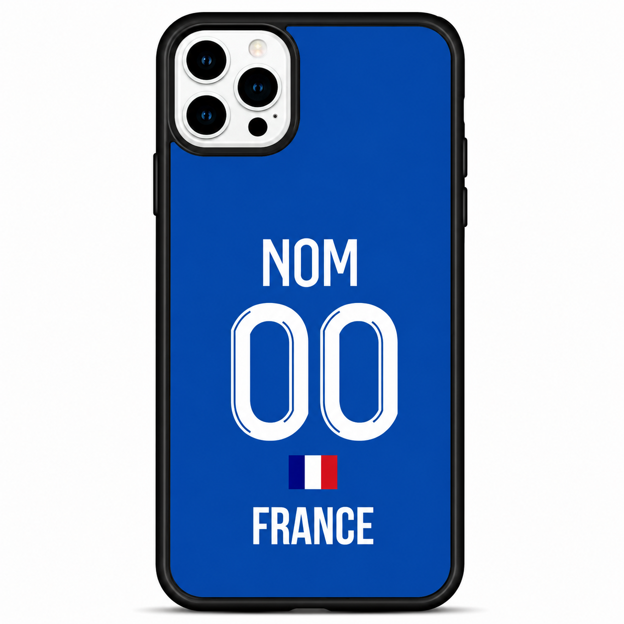 Coque iPhone France — Maillot Bleu Personnalisé CDM 2026