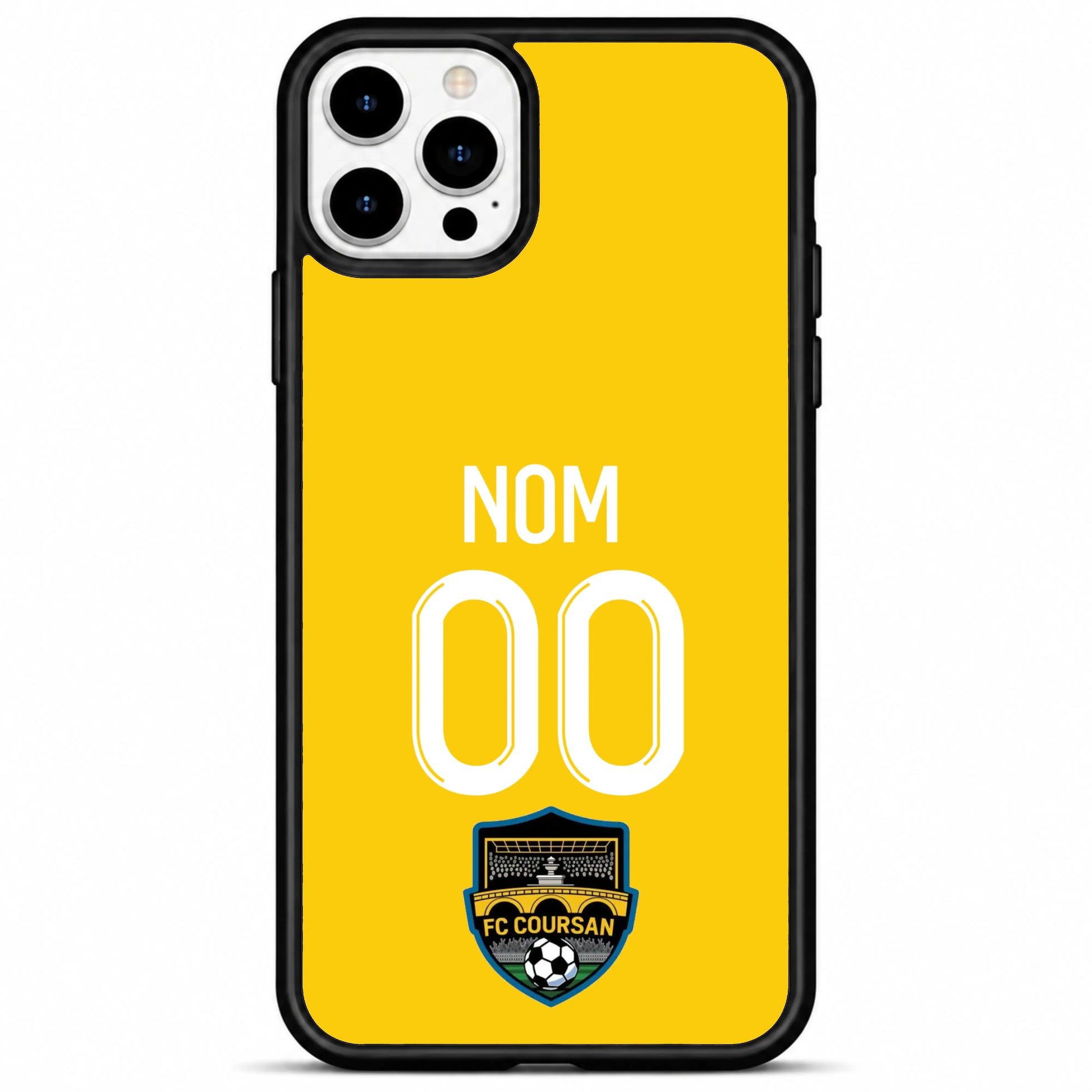 Coursan - Football Club - Coque téléphone Personnalisée - Maillot Football Aude