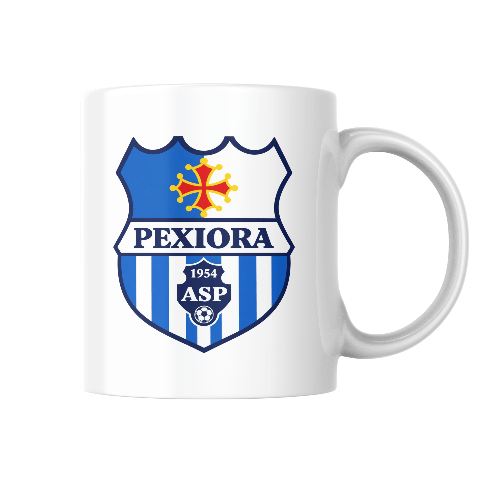 Mug Football A.S. PEXIORANAISE Logo