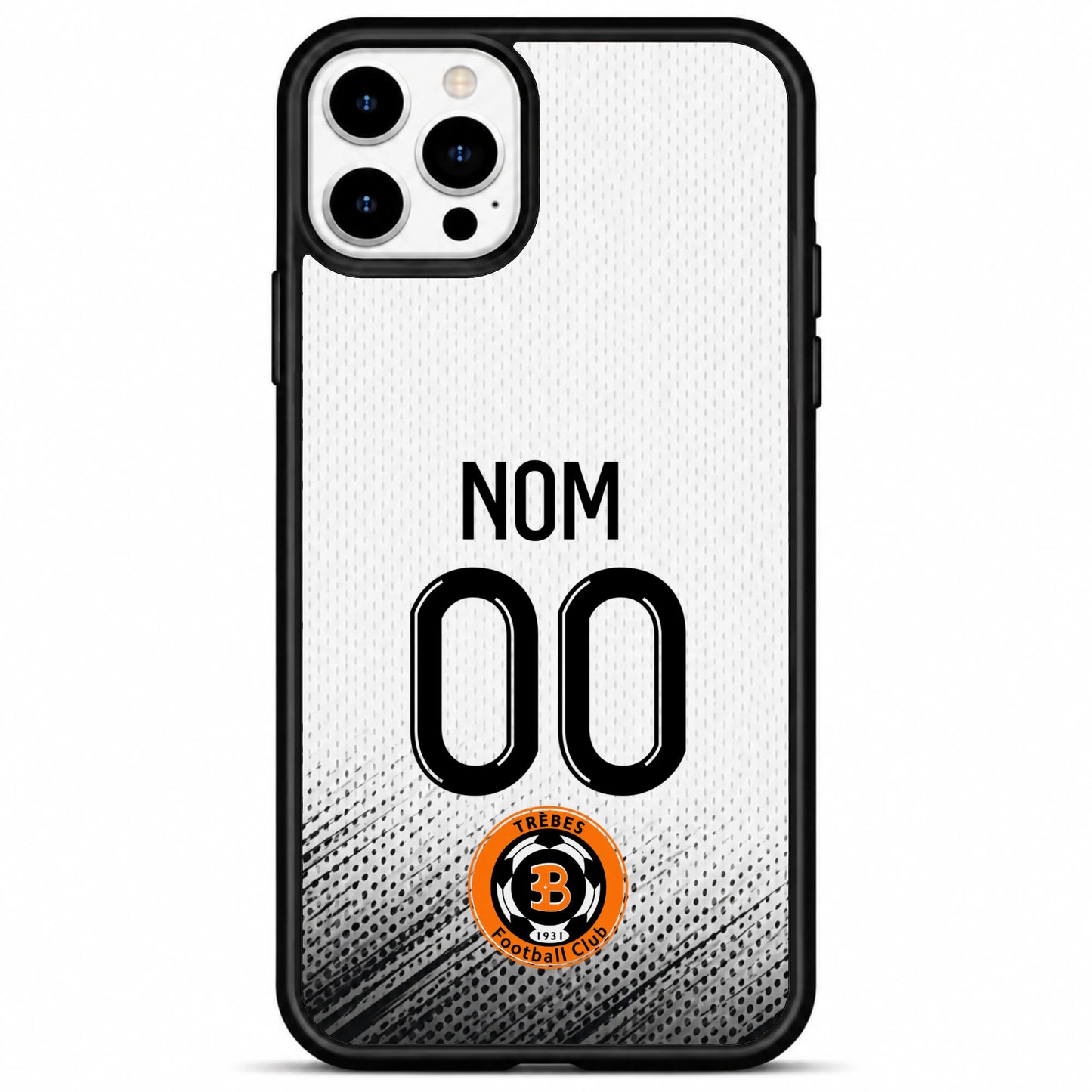 Trèbes - football club - Coque téléphone Personnalisée - Maillot Football