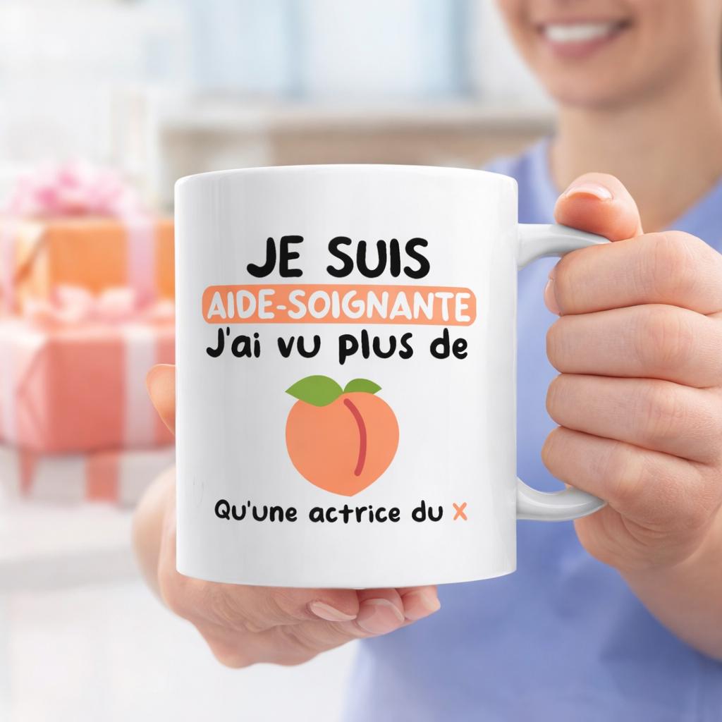 mug aide soignante drôle