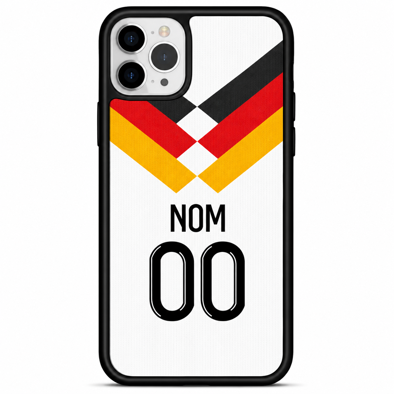 Allemagne - Coque iPhone Personnalisée Maillot Blanc 2026