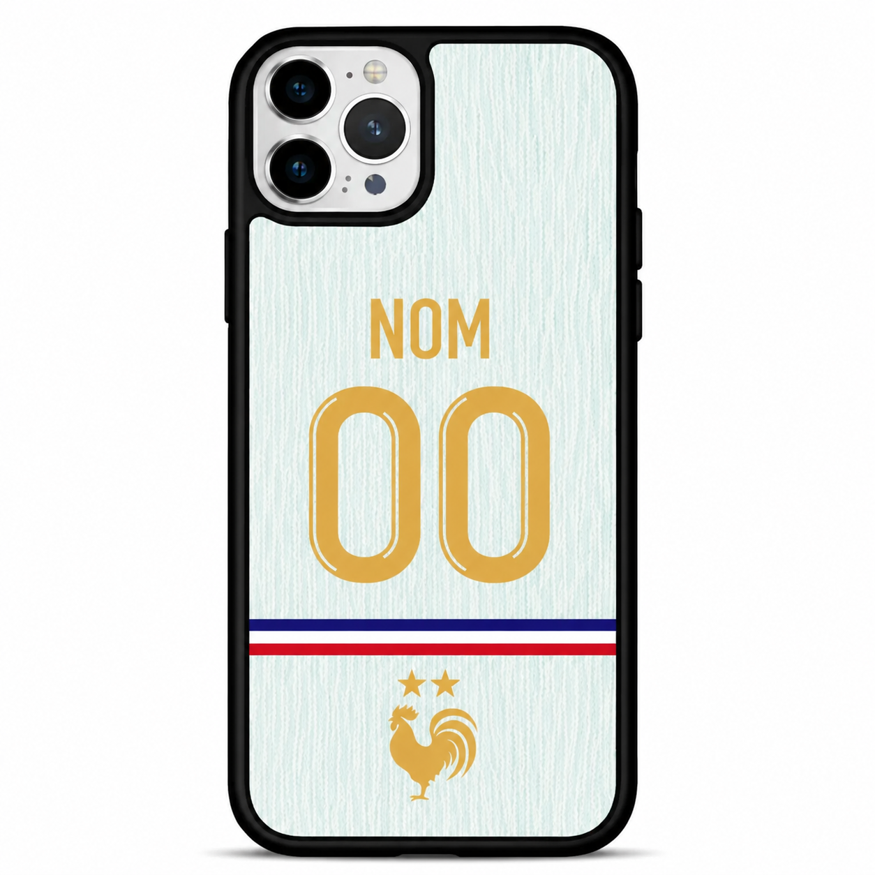 Coque iPhone Personnalisée Maillot France Vert 2026 