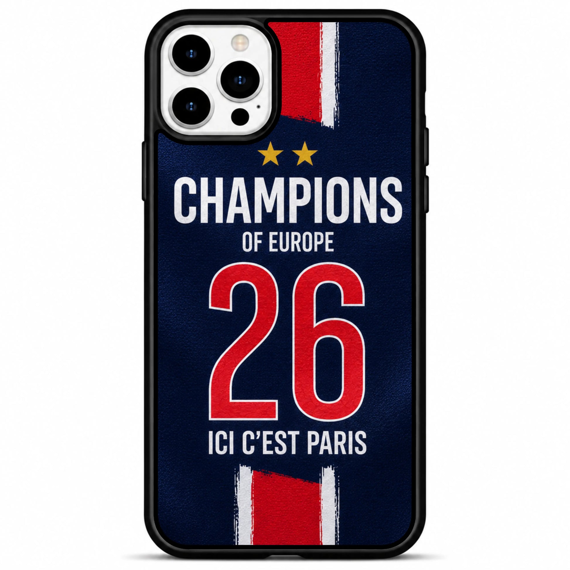 Coque iPhone PARIS Champions of Europe 2026  — Ici C'est Paris